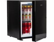 Lednice (minibar), černá, přední prosklená MPM-30-MBS-06L