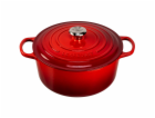 Le Creuset Signature zapék.hrnec kulatý 28 cm třešnově če...