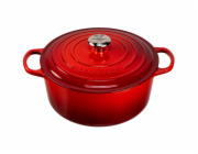 Le Creuset Signature zapék.hrnec kulatý 28 cm třešnově červená