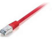 Equip Patchcord, S/FTP, Cat6A, PIMF, HF, 10m, červený (605626)