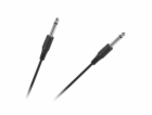 Kabel nástrojový JACK 6,3mm konektor/JACK 6,3mm konektor 2m