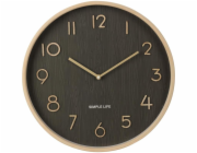 Hodiny nástěnné 38 cm dekor tmavé dřevo