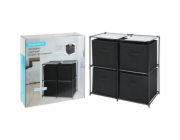 Úložný regál se 4 boxy KO-C80652640