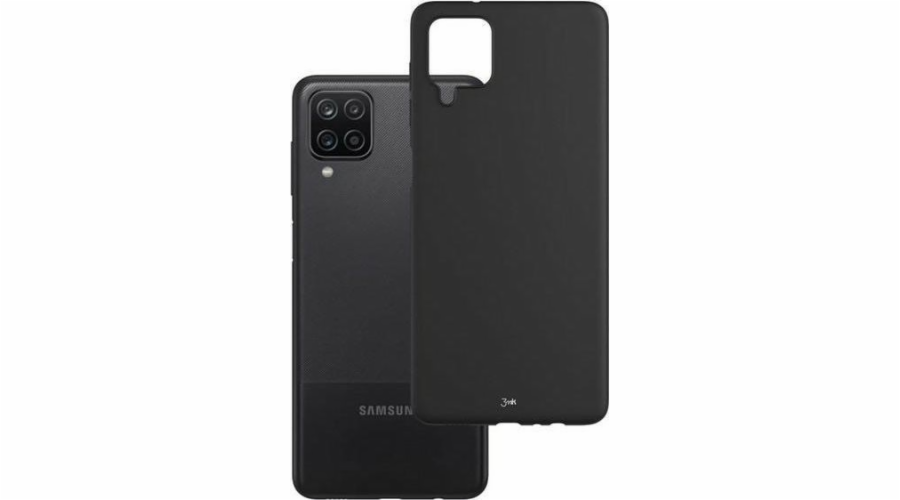 3mk ochranný kryt Matt Case pro Samsung Galaxy A12 (SM-A125), černá