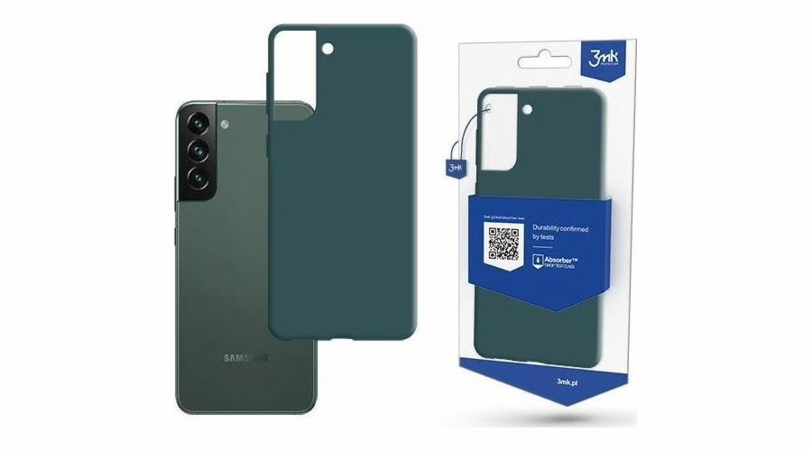 3mk ochranný kryt Matt Case pro Samsung Galaxy S22+ (SM-S906) lovage/tmavě zelená
