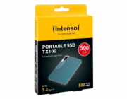 INTENSO TX100, Externý SSD disk, 500GB