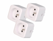 IMMAX NEO LITE SMART 3x chytrá vnitřní zásuvka v3/ s kolíkem (typ E)/ Zigbee/ Google Assistant/ Amazon Alexa/ TUYA