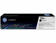 HP 126A Black LJ Toner Cart, CE310A (1,200 pages)