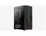 AEROCOOL skříň Mecha, Mid tower, 2x USB 3.0, 2x audio, bez zdroje