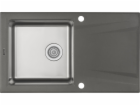 Deante PRIME DŘEZ ANTRACITOVÁ METALICKÁ ŽULA-OCEL 860X500...