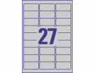 Avery Zweckform LABEL ZF L6011 63,5X29,6 SILVER E100 LABE...