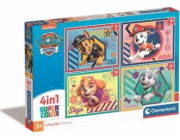 Clementoni Supercolor 4v1 - Paw Patrol, Puzzle