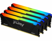 Paměť Kingston Fury Beast RGB, DDR4, 64 GB, 3200 MHz, CL16 (KF432C16BB12AK4/64)