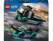 LEGO 60406 City Car Transporter se závodním autem, stavebnice