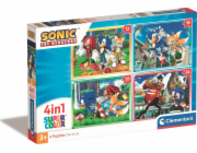 Clementoni Supercolor 4v1 - Sonic, Puzzle