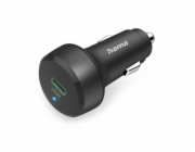 HAMA set: rychlá USB nabíječka do vozidla USB-C PD/QC 25 W + kabel USB C-C 1 m