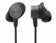 Logitech Zone True Wireless - Bezdrátová sluchátka s mikrofonem - špuntová sluchátka - Bluetooth - odstranění šumu - grafit