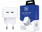 3mk síťová nabíječka - Hyper Charger 35W, GaN, 2x USB-C (...