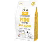 BRIT Care Mini Hair&Skin Salmon&Herring - suché krmivo pro psy - 2 kg