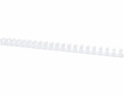 Kancelářské produkty KANCELÁŘSKÉ PRODUKTY hřebeny na vazbu, A4, 16mm (145 listů), 100 ks, bílá