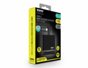Port Connect 900140 PORT CONNECT USB-C HUB, HDMI 1X 4K + USB-A + USB-C, černý
