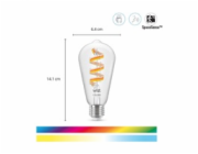PHILIPS WiZ Wi-Fi BLE ST64 E27 6,3 W - barevná žárovka, nastavitelná teplota, stmívatelná
