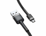 Kabel BASEUS USB Typ AM, Micro USB M, 0,2m, černý