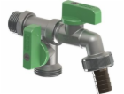 Zahradní ventil 00472, dvojitý, 1/2"x3/4"x3/4" krátká ruk...