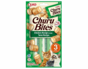 INABA Churu Bites Tuňák s kuřecím masem - pamlsek pro kočky - 3x10 g