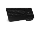 CONNECT IT Combo bezdrátová černá klávesnice + myš, CZ + ...