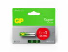 6+4 GP Super Alkaline 1,5V AAA Micro LR03    GPSUP24A997C10