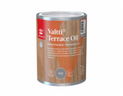 Olej na dřevo Tikkurila Valtti Terrace Oil, šedý, 0,9l