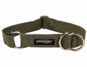Obojek pro psa AMIPLAY, zelený, 340-550 mm, 30 mm