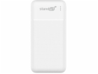 Přenosná nabíječka Standart PB67, 10000 mAh, bílá