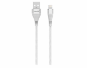 Kabel STANDARD USB Typ AM, Lightning M, 1,2m, šedý