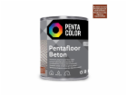 Barva na podlahu Pentafloor Beton, červenohnědá, 0,9l