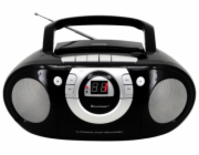 Soundmaster SCD5100SW/ CD přehrávač/ Přehrávač Kazet/ FM rádio/ Černý