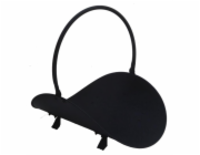 Kovová taška na palivové dřevo FLAMMIFERA H001B, černá