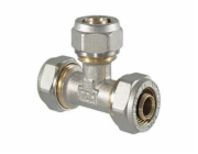 Upínací T-kus 1045, TDM Mosaz, 20 mm