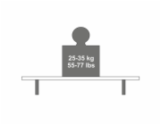 Policový držák Dolle Ornament, 150x200 mm, černý