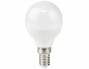 NEDIS LED žárovka E14/ G45/ 4,9 W/ 220 V/ 470 lm/ 2700 K/ teplá bílá/ matná