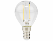 NEDIS LED žárovka E14/ G45/ 2 W/ 220 V/ 250 lm/ 2700 K/ teplá bílá/ retro styl/ čirá