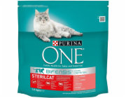 Sterilizace za sucha. krmivo pro kočky ONE BIFENSIS, losos, 1,5 kg