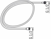 Sprchová hadice Oras Satinas 241014-60, 150 cm,