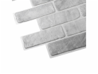 PVC obklad na stěnu 14022, cihla stará šedá, 1025x495 mm