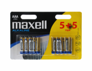 Baterie AAA (R03) alkalická MAXELL 10ks / blistr
