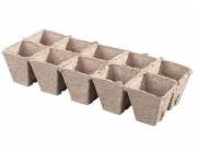 Květináč sadbovač papírový 3 ks 22x8x5,5cm - 10 sazenic