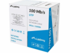LANBERG LAN UTP KABEL 100MB/S 305M DRÁT CCA ŽLUTÝ