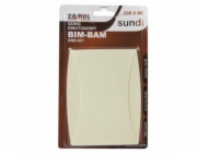 Zamel Gong BIM-BAM 230V 85dB IP20 béžový - GNS-921-BEZ