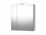 Nástěnná koupelnová skříňka Riva SV61-2, bílá